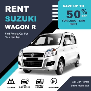 Bali Car Rental Suzuki Wagon R Automatic Transmision 2017