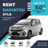 Bali Car Rental Daihatsu Ayla Automatic Transmision