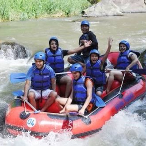 Rafting in ayung river